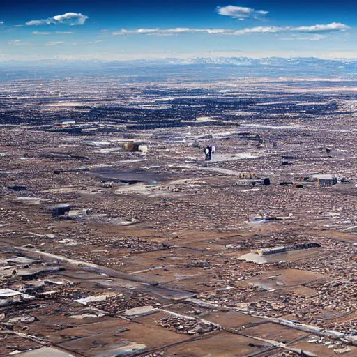 Image similar to Satellite image of Billings, Montana, Photorealistic