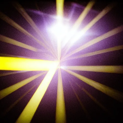 Prompt: a glowing ethereal point of light, crystal refraction, lens flare, black background, vfx, 3 5 mm, subtle, faded,