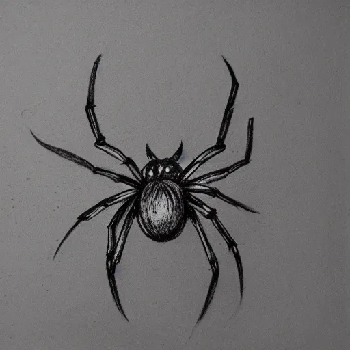 an imperfect drawing of a spider with pencil | Stable Diffusion | OpenArt