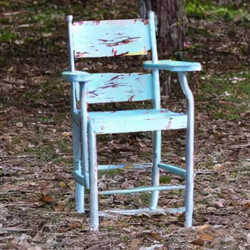 Prompt: a chair sitting on itself