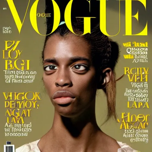 Prompt: jar jar binks on the cover of vogue