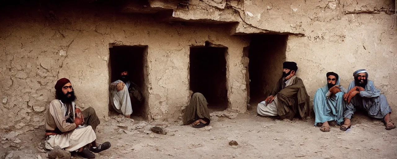 Prompt: osama bin laden's final hideout in abbottabad, pakistan, national geographic, canon 5 0 mm, cinematic lighting, photography, retro, film, kodachrome