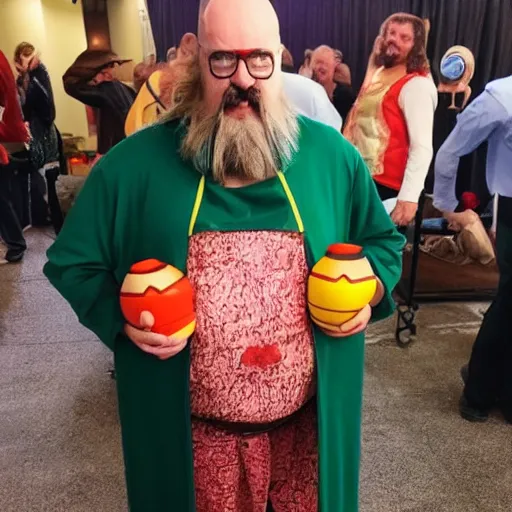 Prompt: I won my costume contest with my Lebowski costume