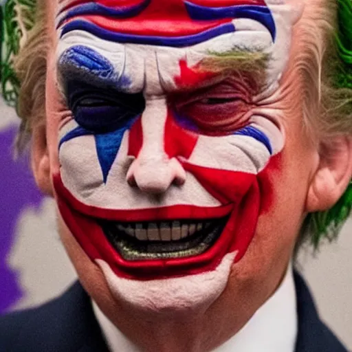 Image similar to Donald Trump as The Joker