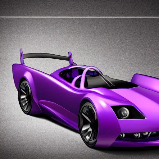 Image similar to a purple sports car shaped like a Xiphosura, ribs, scales, plates, octane engine, hd