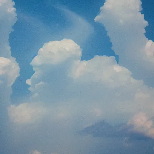 Image similar to clouds shaped like outline of virgin mary