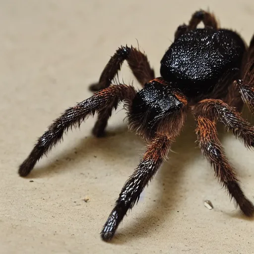 Prompt: Wikihow images on how to become a tarantula