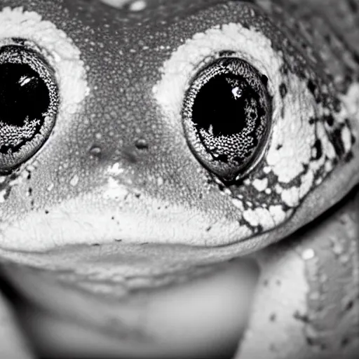 Image similar to puppy dog eyes on a frog