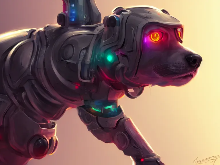 cyborg dog, furry art, furaffinity, extremely | Stable Diffusion | OpenArt