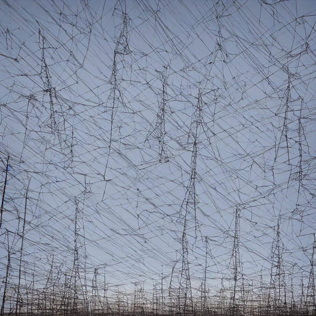 Prompt: intertwined high towers made up of stacked makeshift shelters, uniform plain sky, mamiya, very sharp, very detailed, pastel colours, photographed by cristina de middel