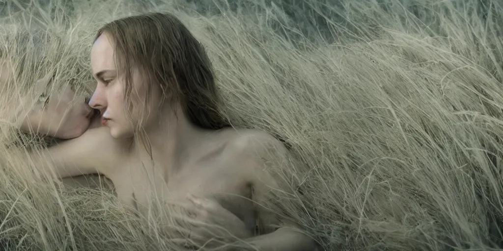 Prompt: Concept Art of cinematography of Terrence Malick film by Monia Merlo