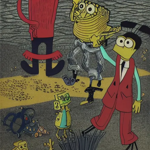 Bob Esponja  Conta oficial da franquia traz crossover com Junji Ito