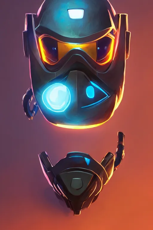 Image similar to epic mask helmet robot ninja portrait stylized as fornite style game design fanart by concept artist gervasio canda, behance hd by jesper ejsing, by rhads, makoto shinkai and lois van baarle, ilya kuvshinov, rossdraws global illumination radiating a glowing aura global illumination ray tracing hdr render in unreal engine 5