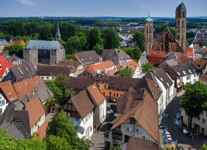 Image similar to an ancient german city