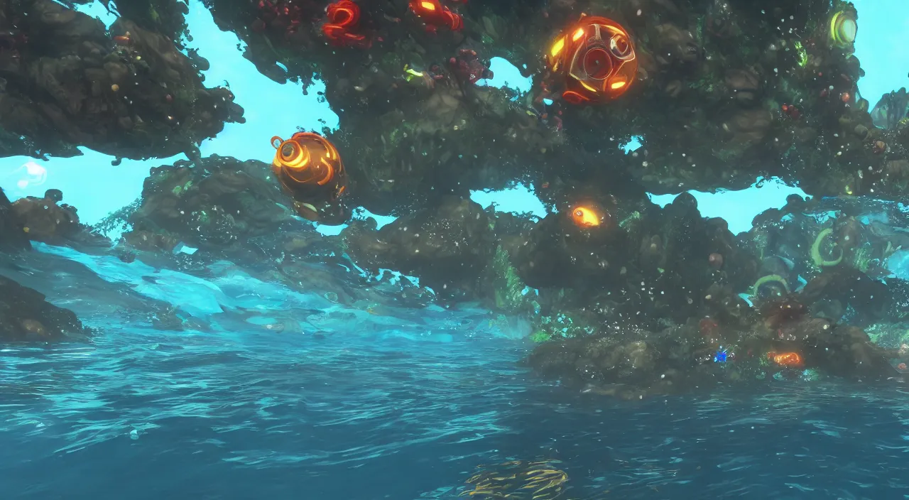 Image similar to subnautica underwater screenshot