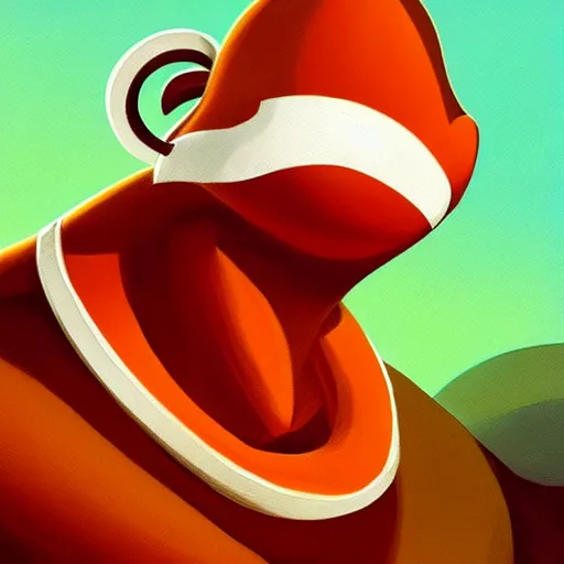 Image similar to face icon stylized minimalist earthworm jim, loftis, cory behance hd by jesper ejsing, by rhads, makoto shinkai and lois van baarle, ilya kuvshinov, rossdraws global illumination