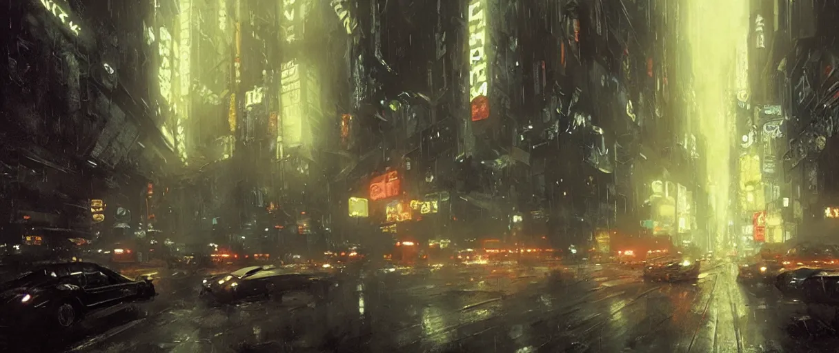 Prompt: screenshot from blade runner movie, intricate, elegant, highly detailed, octane rendering, greg manchess, syd mead, liepke, ruan jia, craig mullins, ridley scott