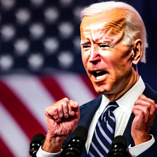 Image similar to a frustrated joe biden crying, stock photo,