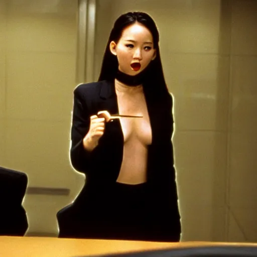 Image similar to Chinese Jennifer Lawrence in American Psycho (1999)