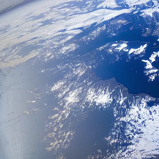 Image similar to aereal view of norway from the international space station