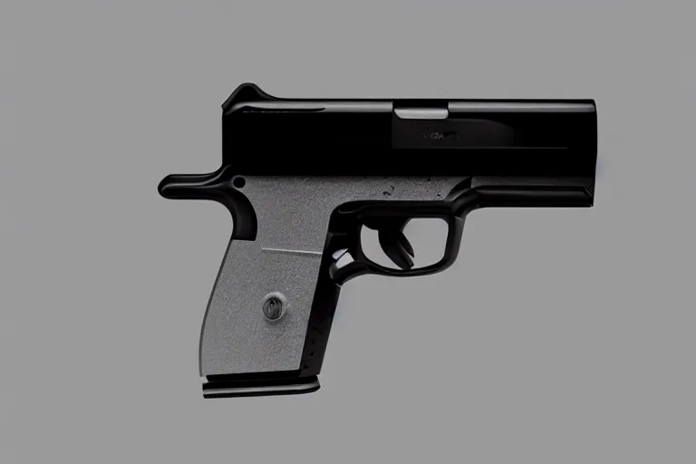 Prompt: pistol, full product shot, studio light, high quality, 8k, hyper realistic