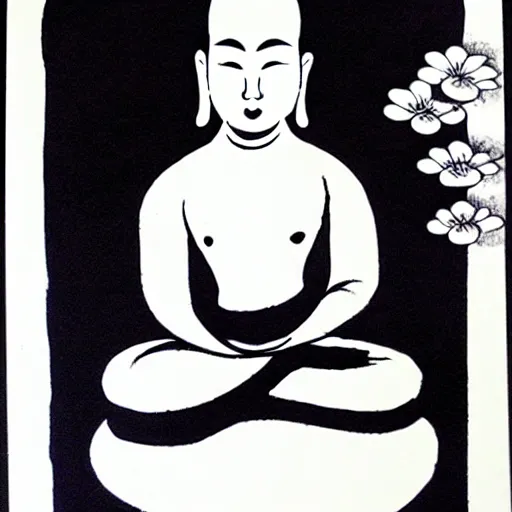 Image similar to zen art ink