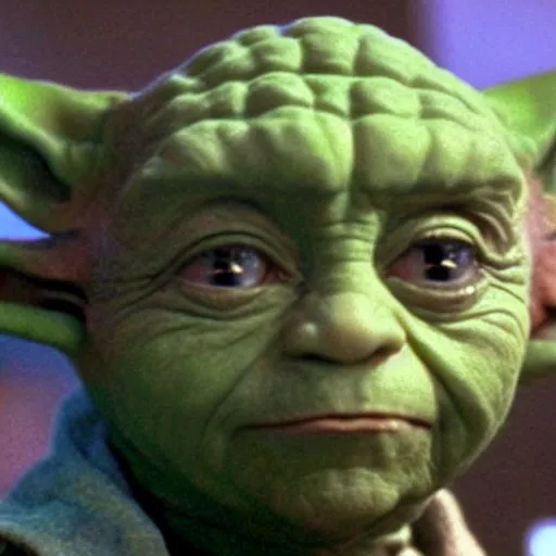 Image similar to joe rogan as yoda