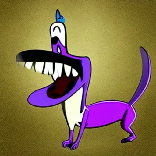 Image similar to real life Courage the cowardly dog