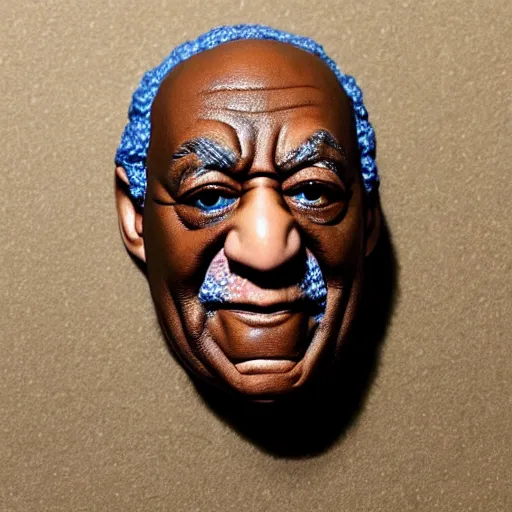 Image similar to bill cosby made out of polymer clay detailed sculpture trending on artstation