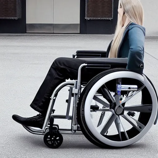 Image similar to wheelchair designed by Tesla