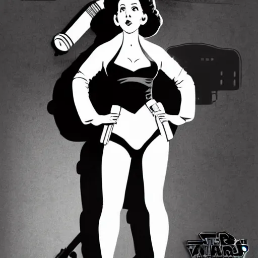 Image similar to princess leia pin up