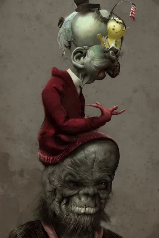 Prompt: The Ailment of Surprise, Chalk Art, by Ray Caesar, trending on artstation, artstationHD, artstationHQ, 4k, 8k