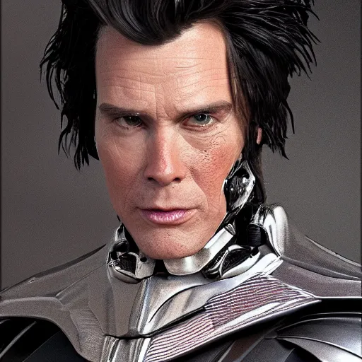 Prompt: hyperrealistic image of ace ventura in darth vader armor, stunning 3 d render, inspired by istvan sandorfi & greg rutkowski & unreal engine, perfect symmetry, dim volumetric cinematic lighting, 8 k octane comprehensive render, extremely hyper - detailed, incredibly lifelike attributes, intricate, real flesh texture, masterpiece, artstation, stunning,