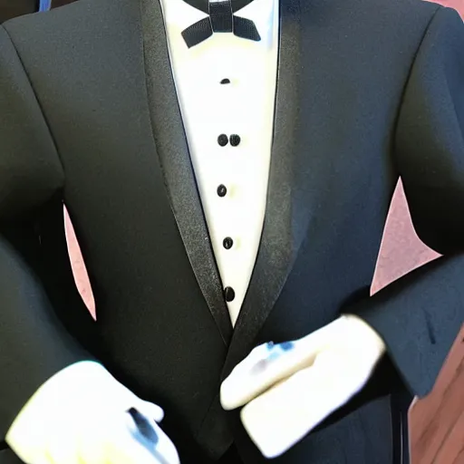 Image similar to rak wraithraiser wearing a tuxedo