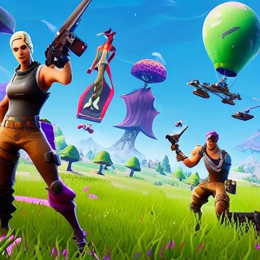 Image similar to Fortnite art style texture