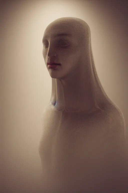 Prompt: Hyper realistic hologram, Dark Studio Lighting, fog, photorealism, by Emil Melmoth, Trending on Artstation, 8k