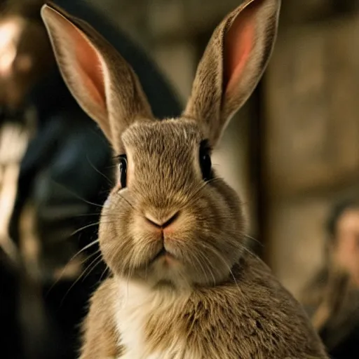 Image similar to a rabbit in the movie les miserables