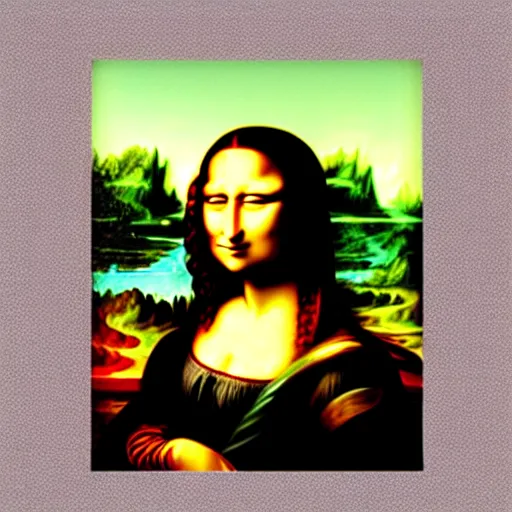 Image similar to “the Mona Lisa painted by a duck”