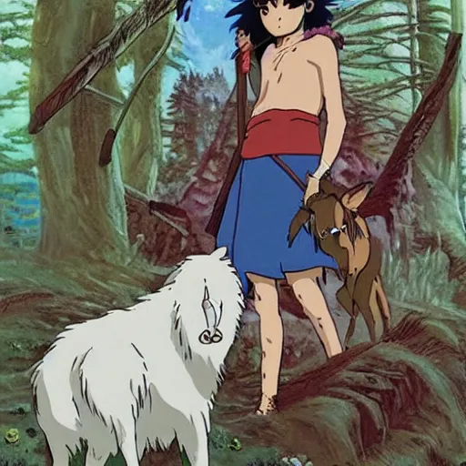 Image similar to princess mononoke