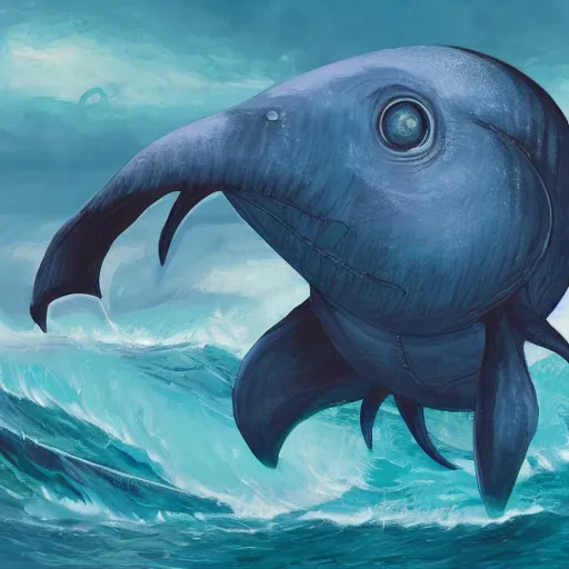 Image similar to Ocean Giant Creature Bloop