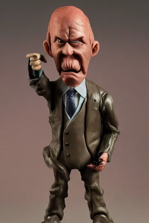 Image similar to mugwump president action figure, product photography, vintage, collectible