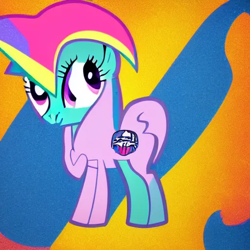 Image similar to My little pony gas mask