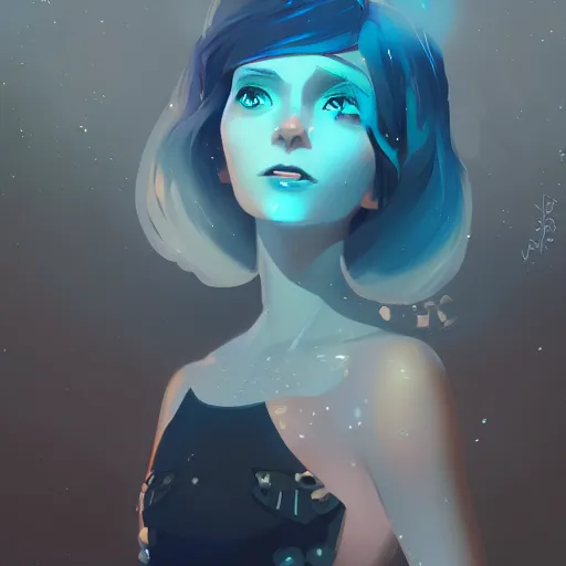 Image similar to Vernadskys Noosphere, lois van baarle, ilya kuvshinov, rossdraws, artstation