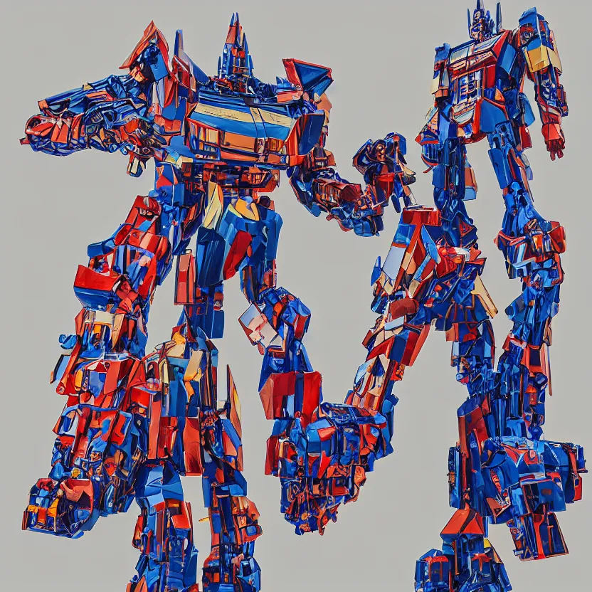 Prompt: Jonathan Zawada Optimus Prime