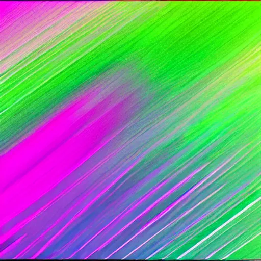 Prompt: gradients in in hot pink, lime green, and purple; highly detailed