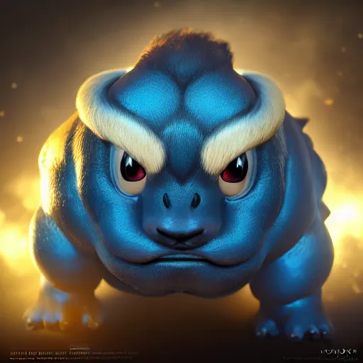 Image similar to photography of a realistic poliwrath animal, ultra detailed, 8 k, cinematic lighting, natural background, trending on artstation, pokemon