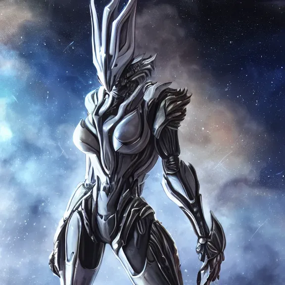 Image similar to giant stunning goddess shot, galactic sized beautiful hot anthropomorphic robot mecha female dragon, larger than the planet, gently caressing earth, looming over earth in space, detailed sleek silver armor, epic proportions, epic scale, highly detailed digital art, furry art, macro art, warframe fanart, destiny fanart, anthro, giantess, macro, furaffinity, deviantart, 8k 3D realism