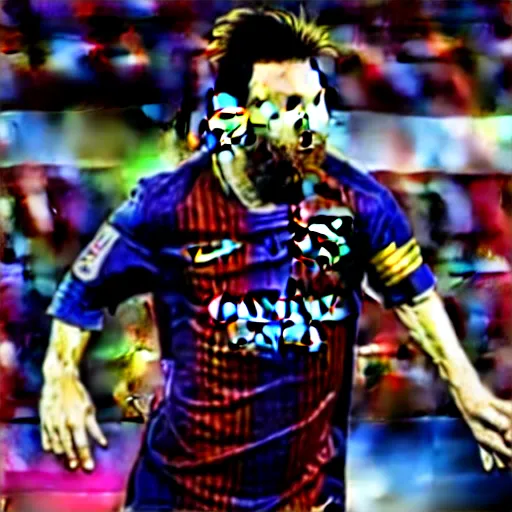 Image similar to Lionel Messi in WandaVision very detailed 4k quality super realistic