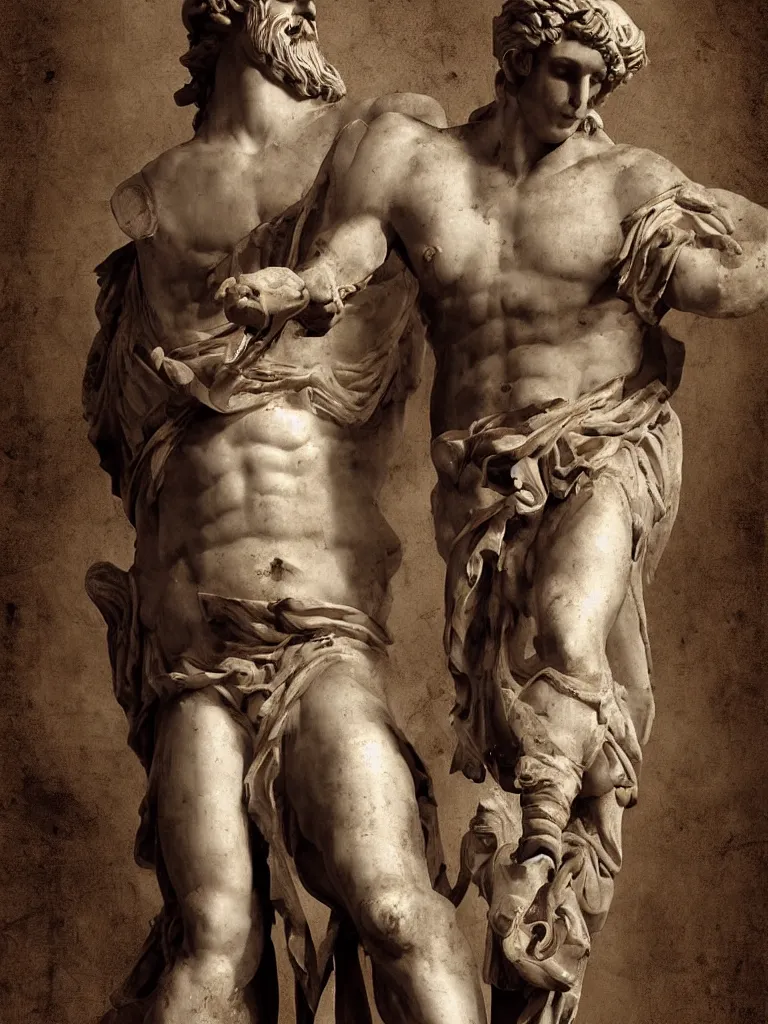 Image similar to original greek god by yliade