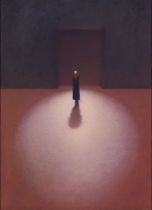 Image similar to death does not define and life is but a dream, Edward Hopper and James Gilleard, Zdzislaw Beksinski, Mark Ryden, Wolfgang Lettl highly detailed, hints of Yayoi Kasuma, Odilon Redon. Drexler